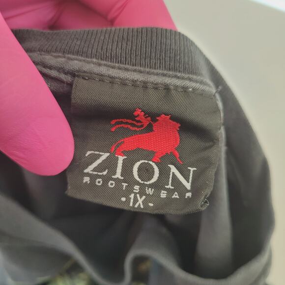 Johnny Cash Shirt Mens Large L Zion Rootswear Boxy Fit Tag 1X American Rebel - Picture 4 of 5